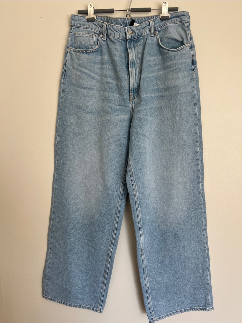 Divided Light Blue Wide-Leg Flare Jeans